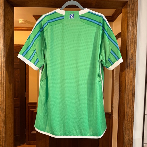 NWT Seattle Sounders FC 2024/25 Home Jersey Authentic Adidas MLS (HZ6188) - Picture 6 of 15